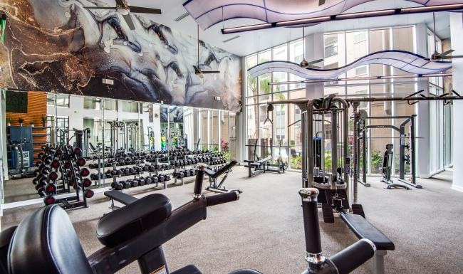 Take advantage of all Domain at City Centre has to offer a gym with exercise equipment
